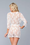 BW1794BK Lola Over Lace Robe